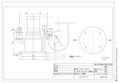 自吸泵吸程(立式自控自吸泵125WFB-B型安裝尺寸圖)